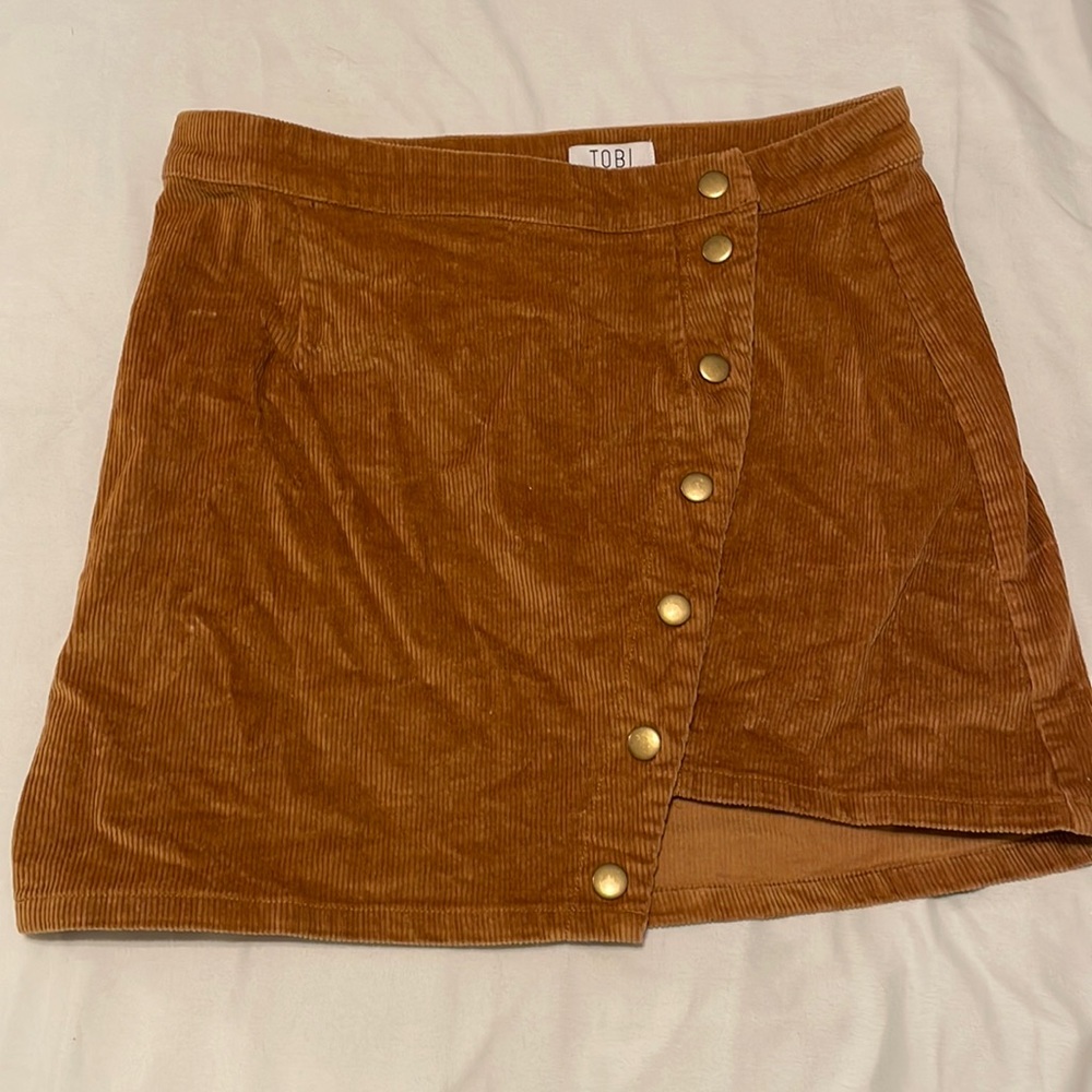 Corduroy Mini Skirt